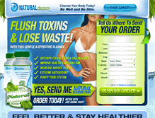 Tablet Screenshot of naturalcleanseplus.com